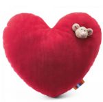 Herz-Kissen mit süßer Maus zum Verschenken als Liebesgeschenk